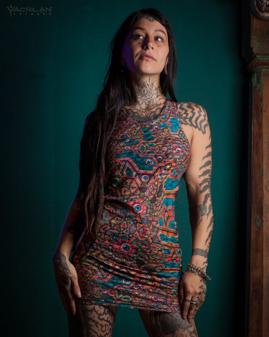 DRESS WOMAN / PSYCHEDELIC LACE - ATLANTHEON