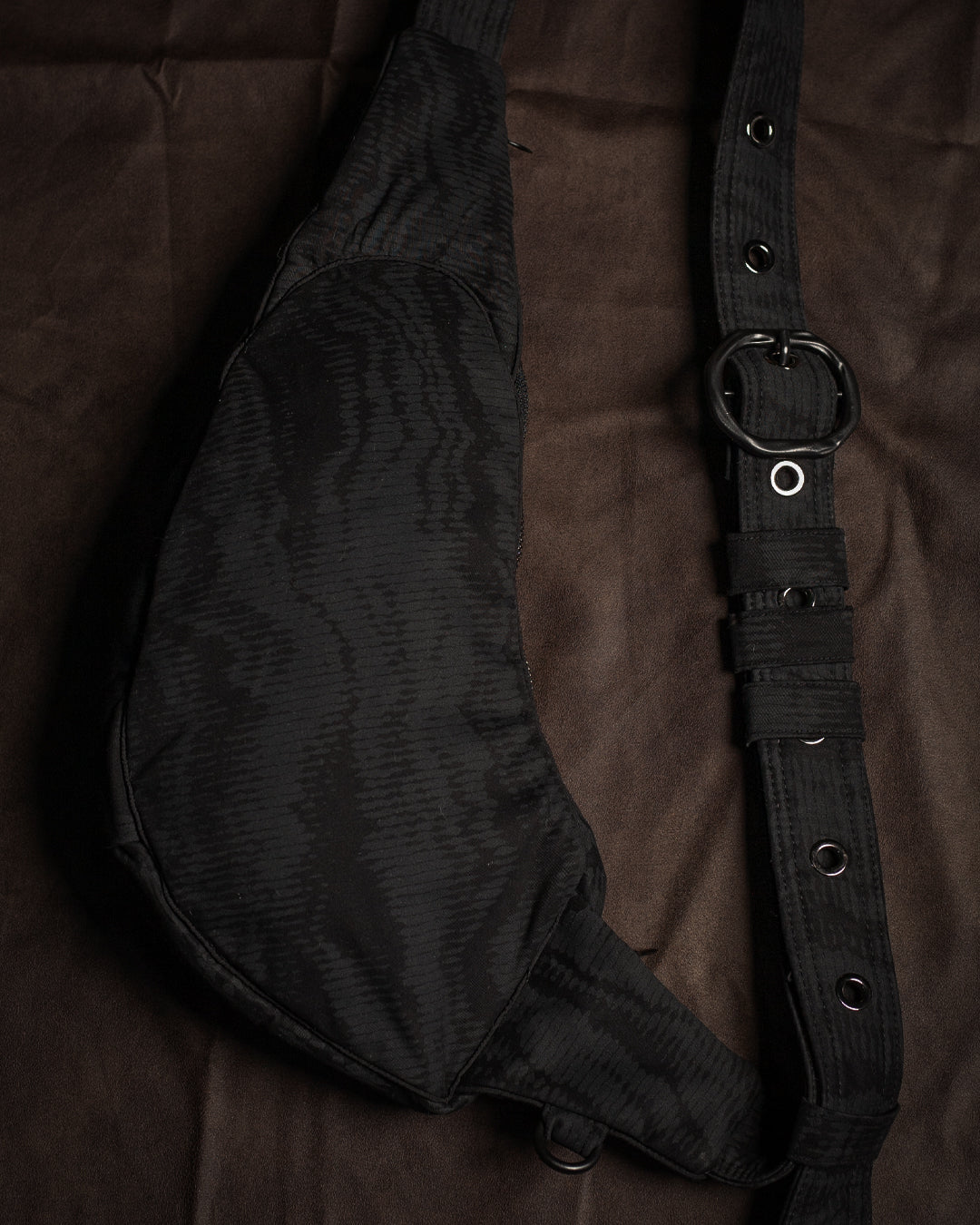 Botta Bag / Cotton Printed Buckle BLACK DESERTIKA