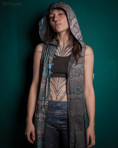 HOODED LONG DRESS WOMAN / VISCOSE - FORMULA