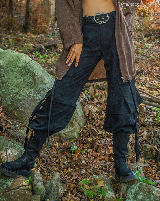 Pants Woman / Baggy Pockets TR Stretchy - Blak DRAGONS