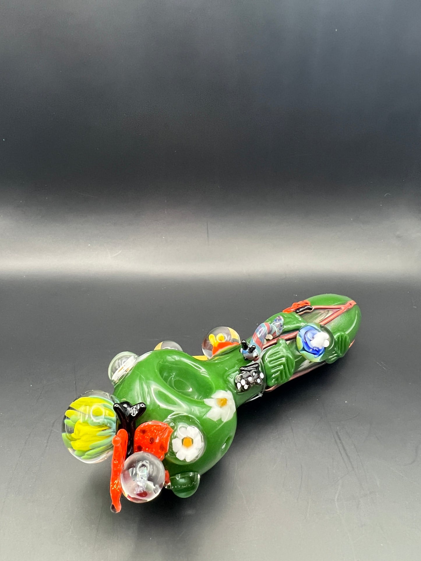 Empire Glassworks Spoon Pipe - 5“ / Garden Critters 🐛 🦋
