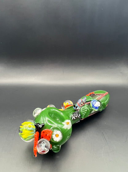 Empire Glassworks Spoon Pipe - 5“ / Garden Critters 🐛 🦋