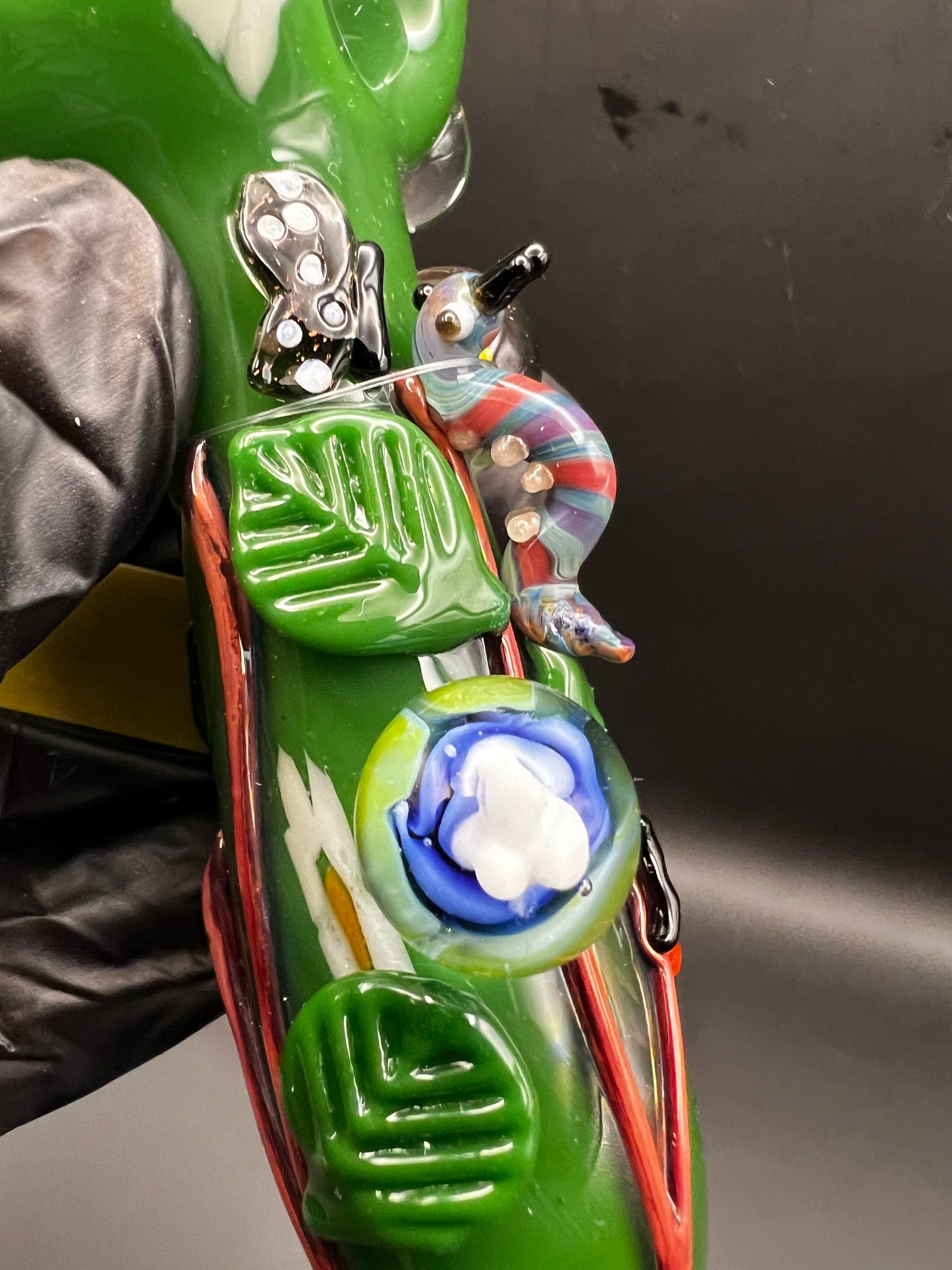 Empire Glassworks Spoon Pipe - 5“ / Garden Critters 🐛 🦋