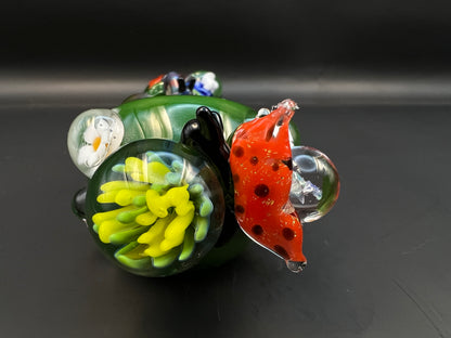 Empire Glassworks Spoon Pipe - 5“ / Garden Critters 🐛 🦋