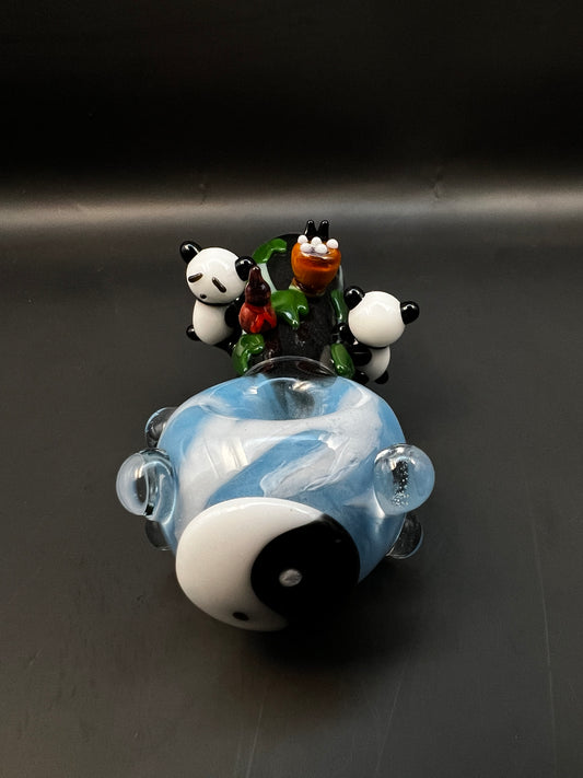 🐼 Spoon Pipe - 12.07 cm / Climbing Pandas 🐼