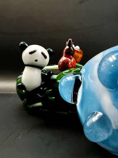 🐼 Spoon Pipe - 12.07 cm / Climbing Pandas 🐼