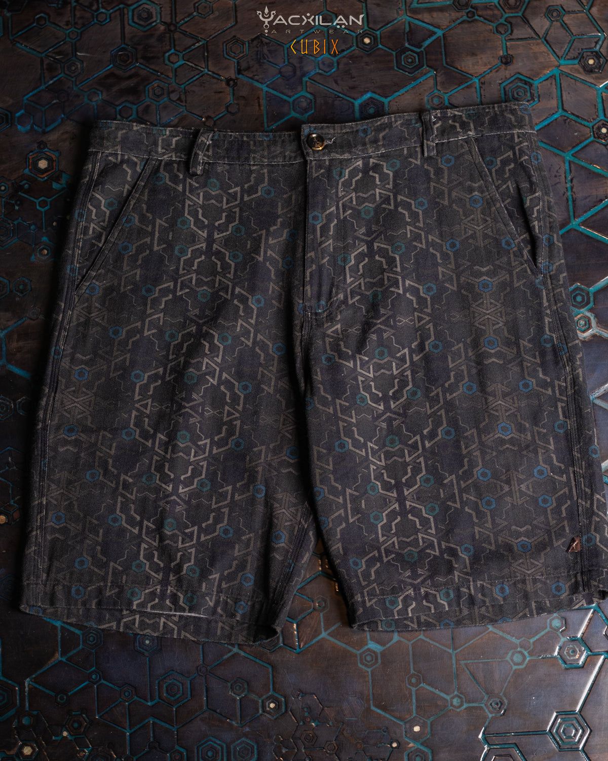 SKATE SHORT MEN / COMBED COTTON HERRINGBONE – CUBIX