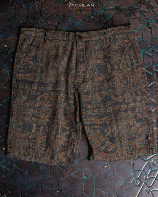 SKATE SHORT MEN / COMBED COTTON HERRINGBONE – ELDERS