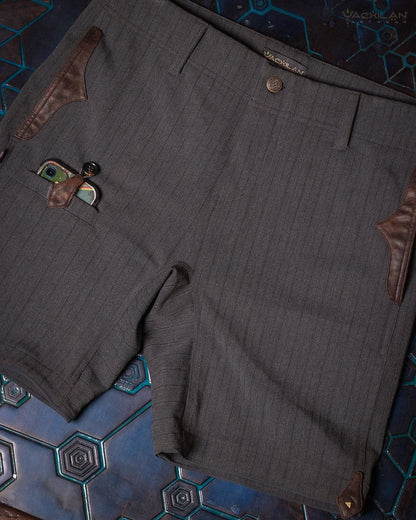 SKATE SHORT MEN / GREY STRIPES TR DIAMOND -DARK GREY