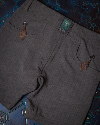 SKATE SHORT MEN / GREY STRIPES TR DIAMOND -DARK GREY