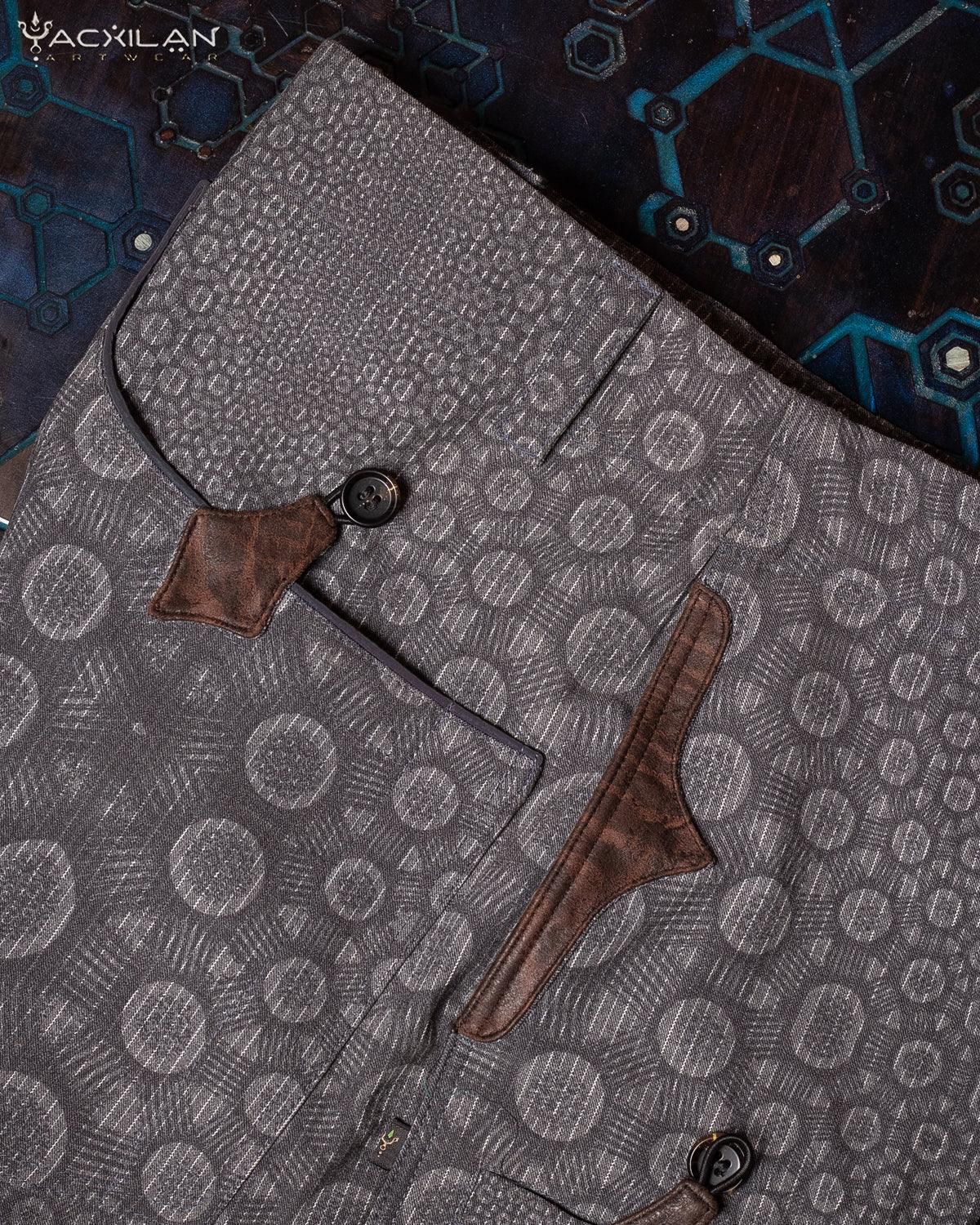 SKATE SHORT MEN / GREY STRIPES TR DIAMOND -NEBULA