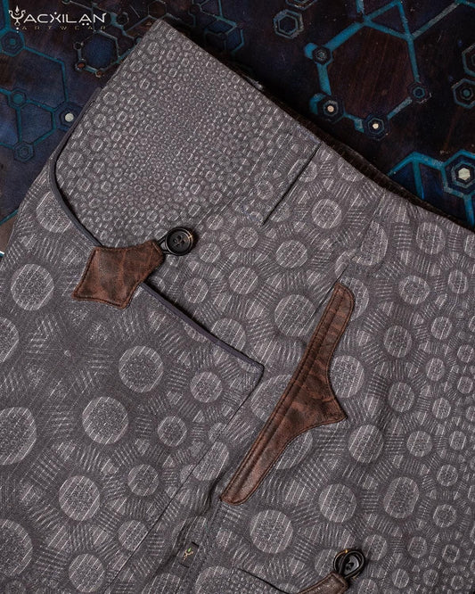 SKATE SHORT MEN / GREY STRIPES TR DIAMOND -NEBULA