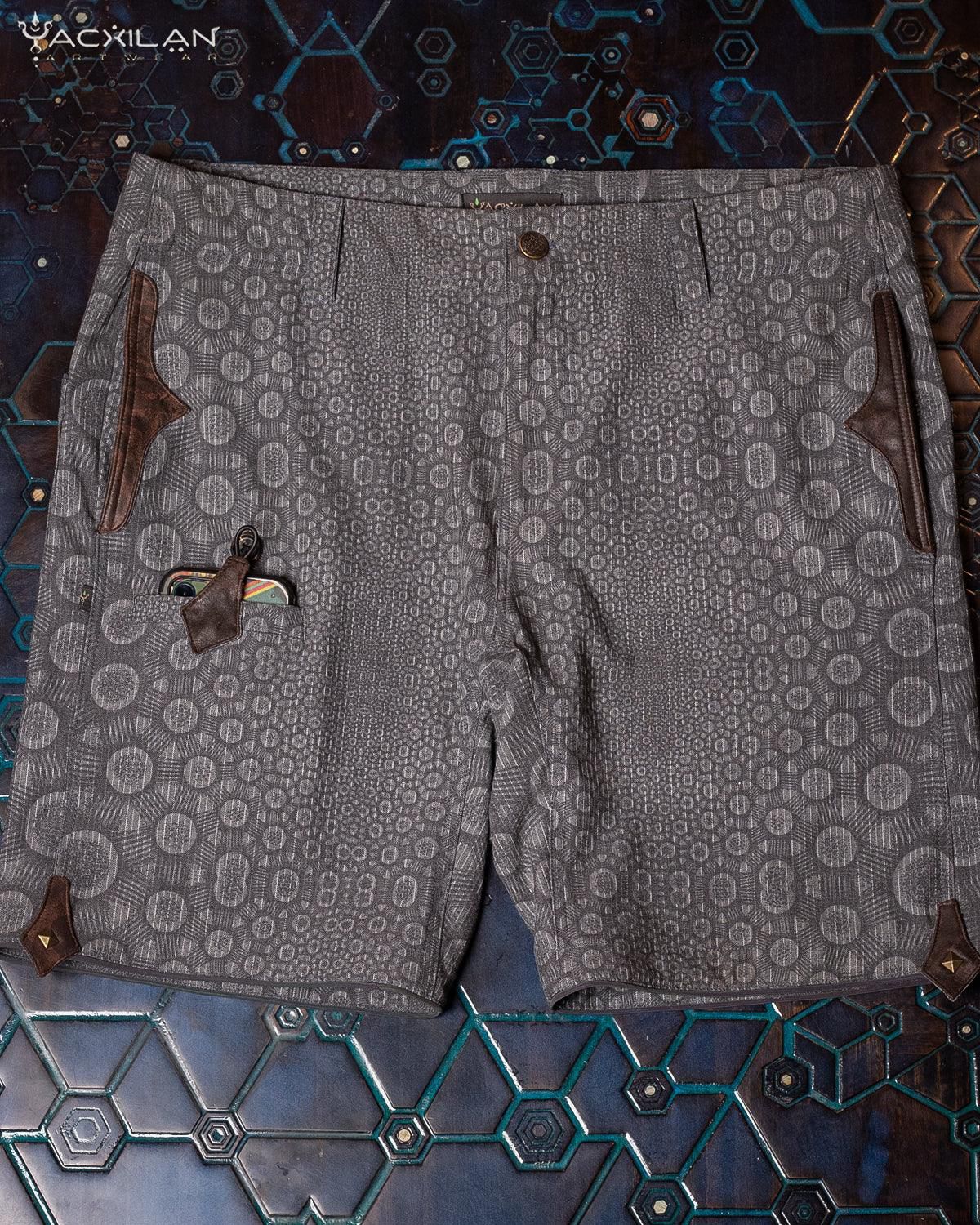 SKATE SHORT MEN / GREY STRIPES TR DIAMOND -NEBULA