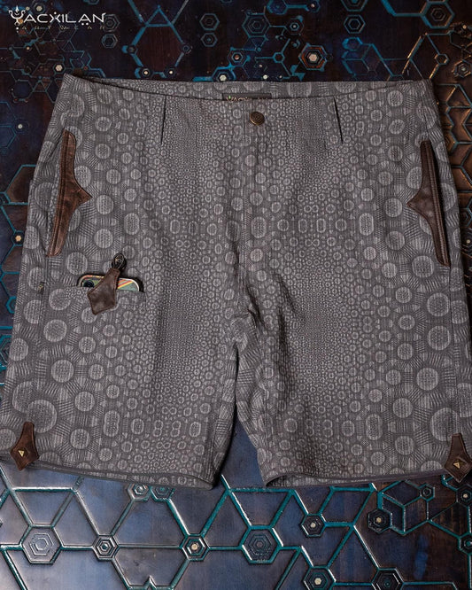 SKATE SHORT MEN / GREY STRIPES TR DIAMOND -NEBULA