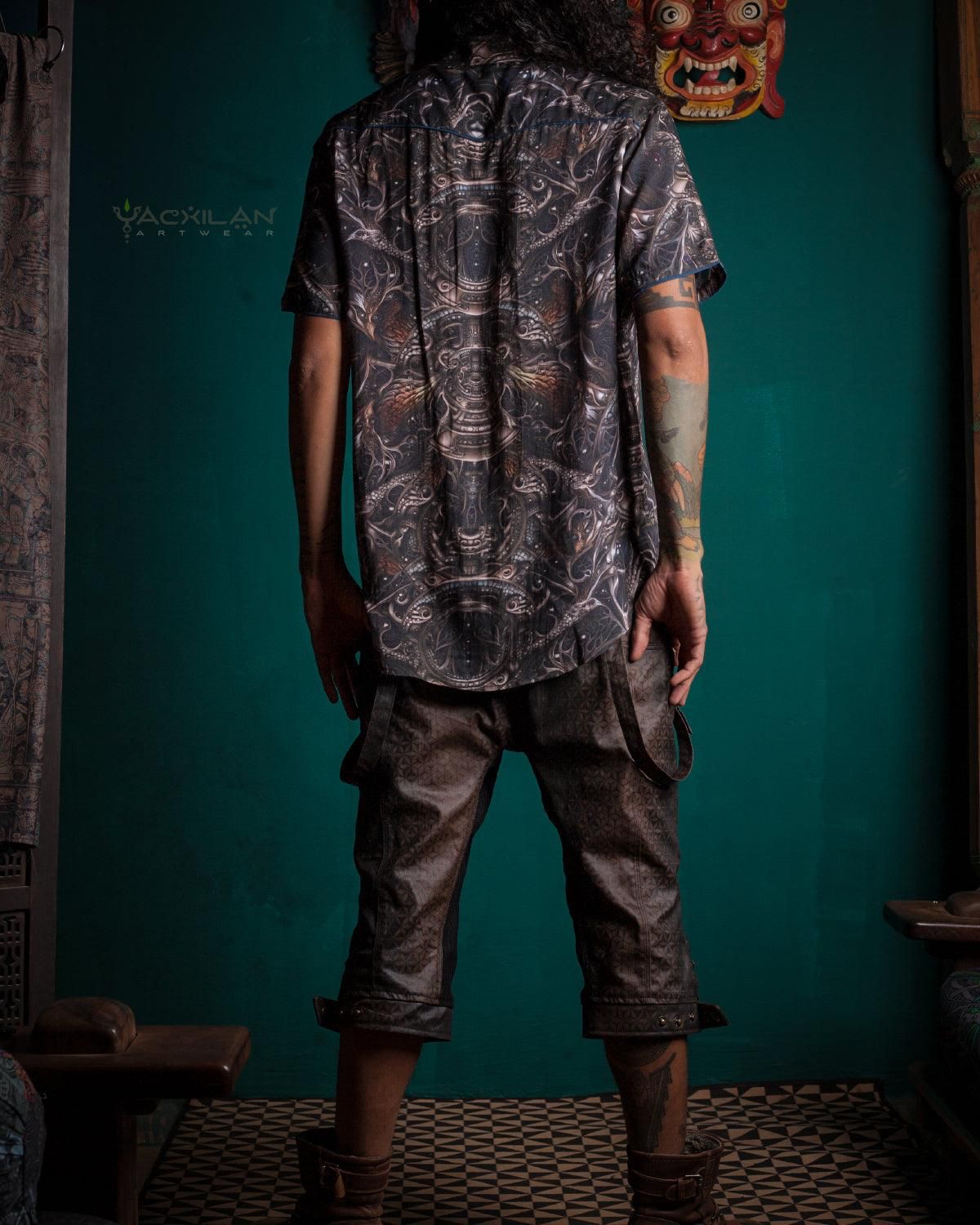 Shirt Men Half Sleeves / Bamboo–DENDE DARK MIX