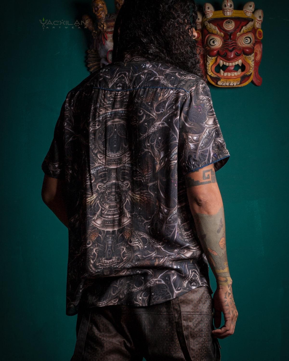 Shirt Men Half Sleeves / Bamboo–DENDE DARK MIX