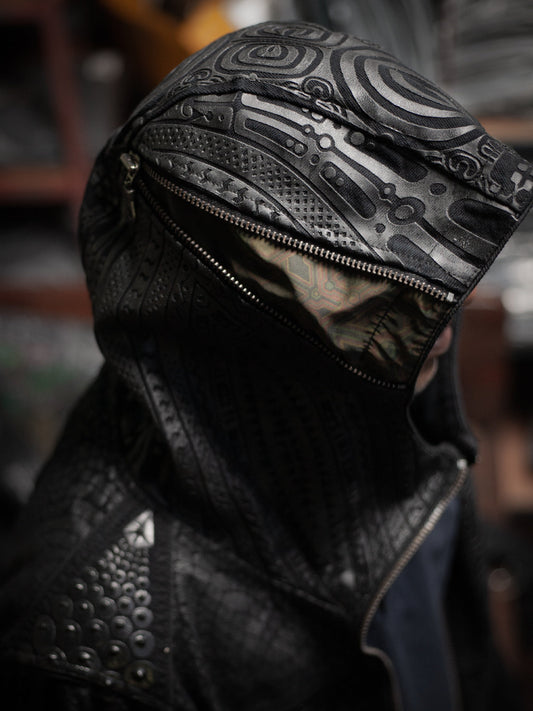 Jacket Men / Denim Screenprint Rubber - KAMBOZII DESINTEGRATION.