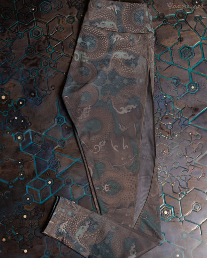 LEGGINGS WOMAN / SPORTWEAR SLANT -DRAGONS