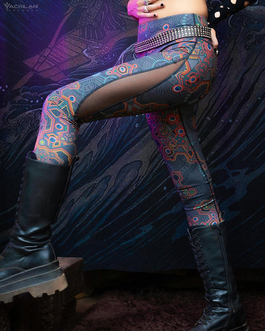 LEGGINGS WOMAN / SPORTWEAR SLANT - AFRODISIAKO