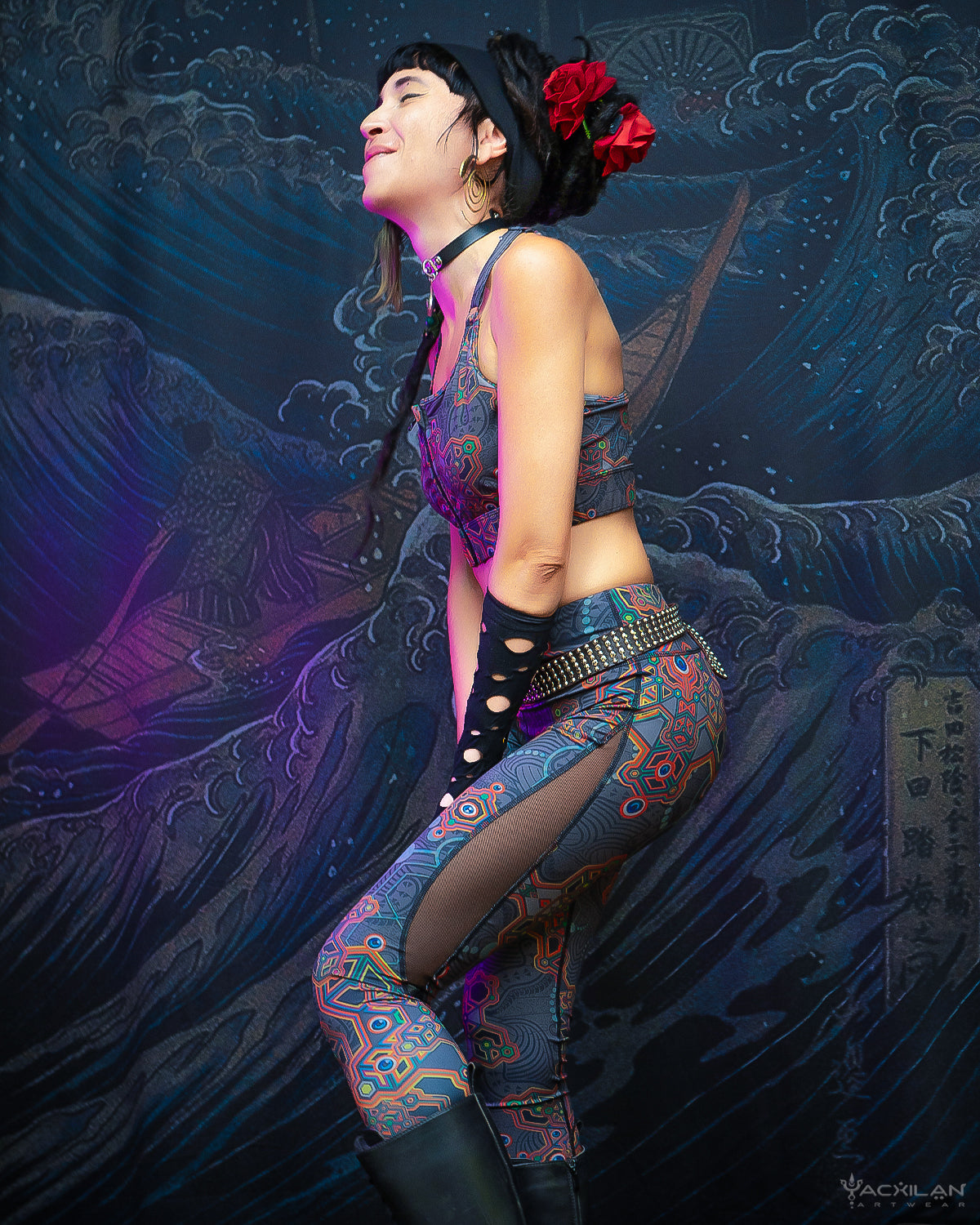 LEGGINGS WOMAN / SPORTWEAR SLANT - AFRODISIAKO