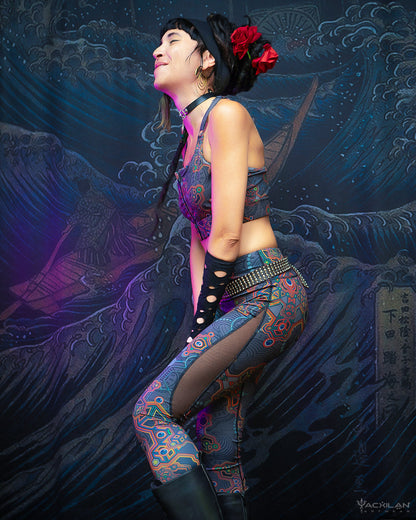 LEGGINGS WOMAN / SPORTWEAR SLANT - AFRODISIAKO