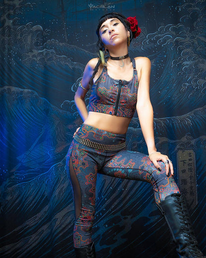 LEGGINGS WOMAN / SPORTWEAR SLANT - AFRODISIAKO