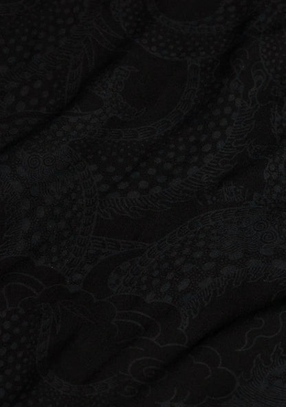 Shirt Men Half Sleeves / Bamboo–BLACK DRAGONS