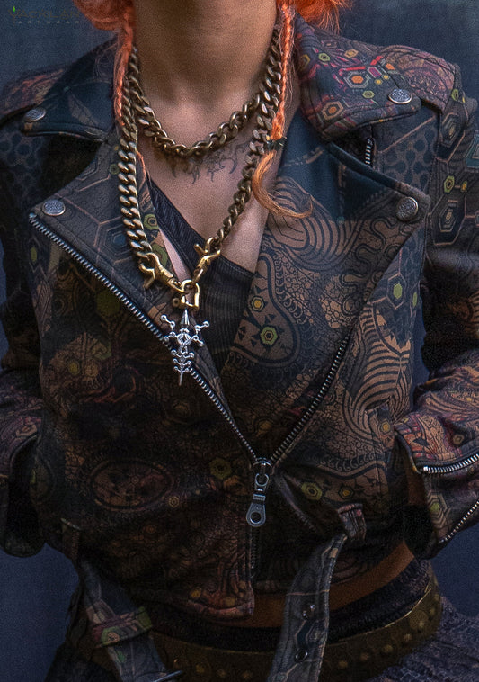 Mini Perfecto Jacket Woman / Neoprene Latte – PSYGALAK