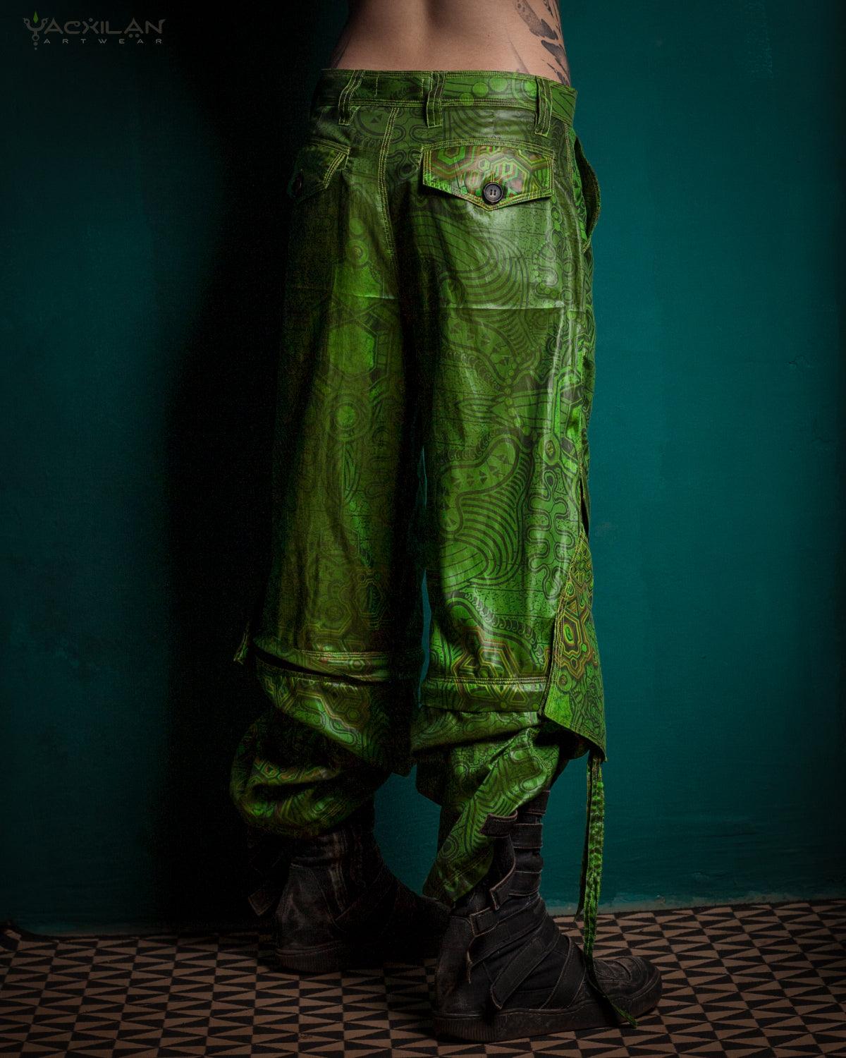 Long Pants Baggy Pockets Woman / Sky Aliens - ATLANTIS Green