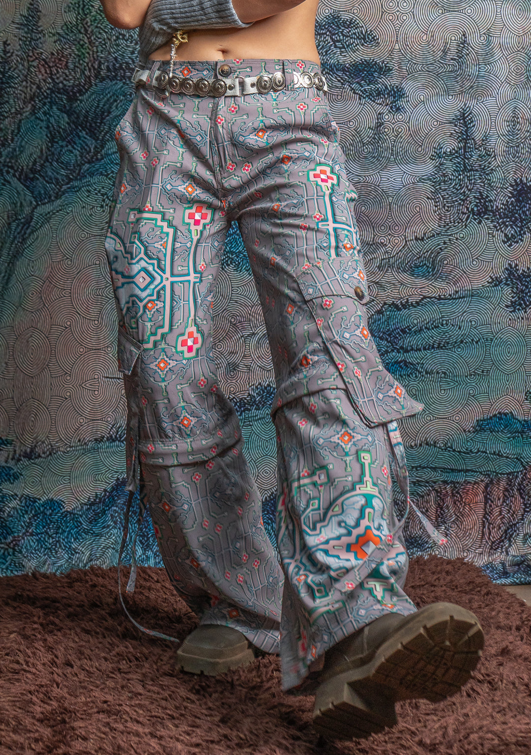 Long Pants Baggy Pockets Woman / Sky Velvet – HUIRRARIKA