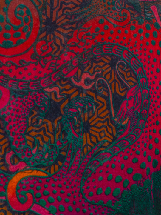 Scarf / Pareo Bamboo – FIRE DRAGONS