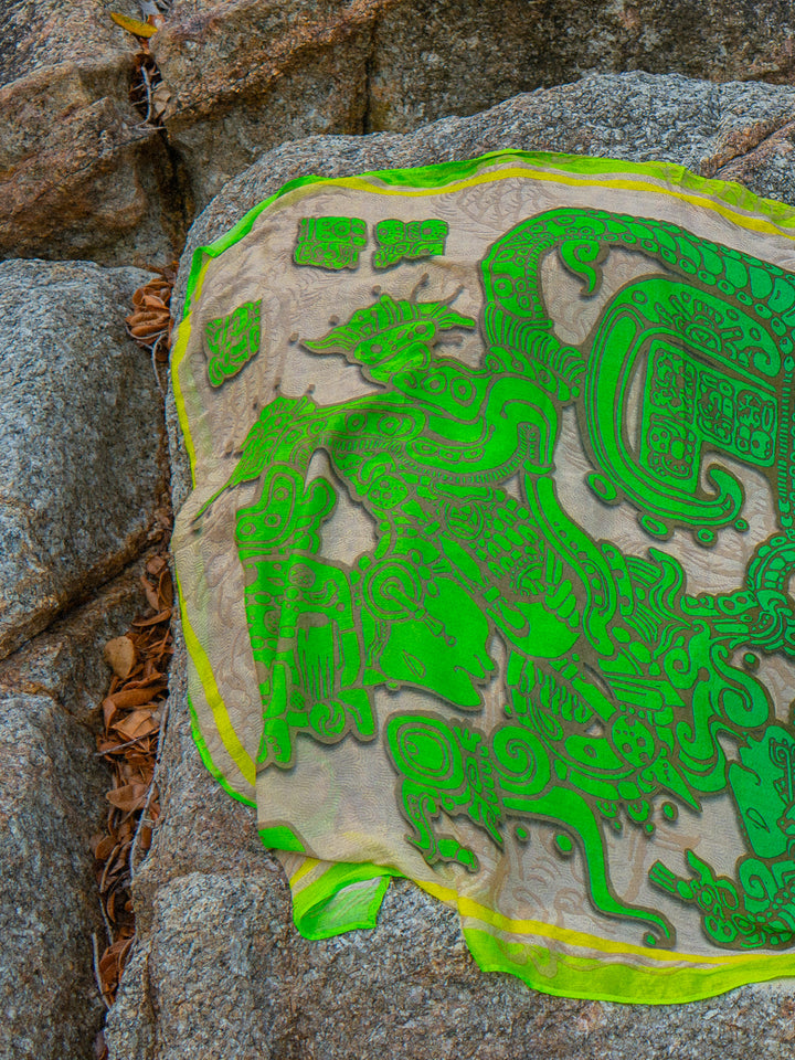 Scarf / Pareo Bamboo - JADEMAYANS SUNSET Double