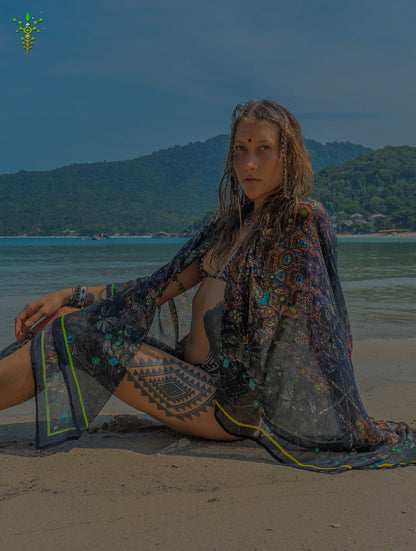 Scarf / Pareo Bamboo - PSYCHEDELIKA GALACTIKA New