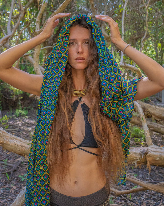 PAREO / SCARF BAMBOO – STRAWBERRY FIELDS