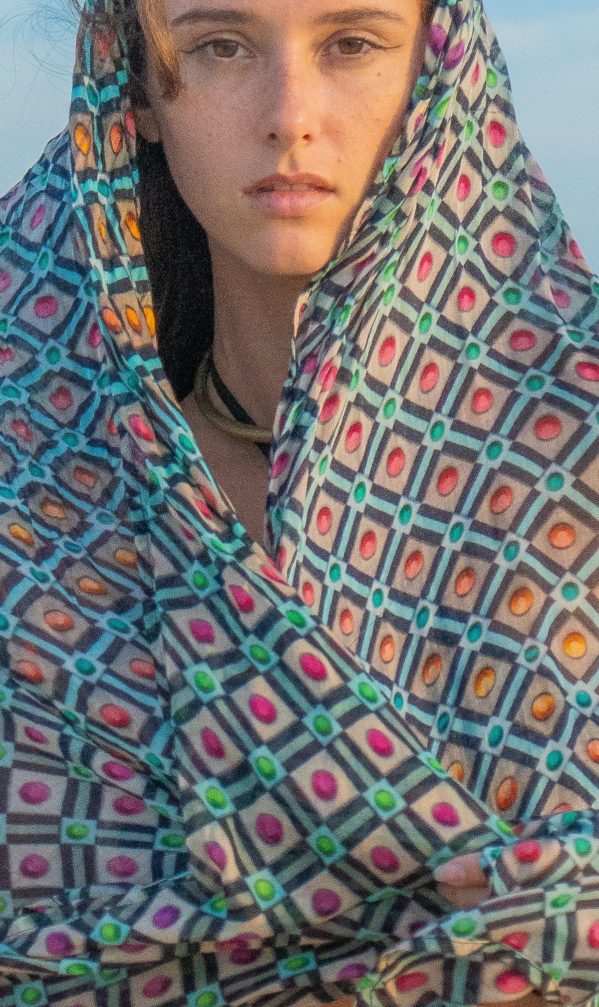 PAREO / SCARF BAMBOO STRAWBERRY ICE
