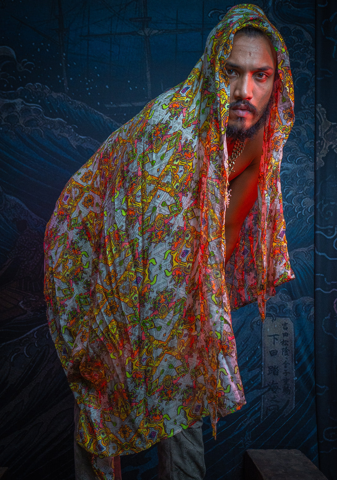 PAREO / SCARF BAMBOO – PAKAL´S GOLD