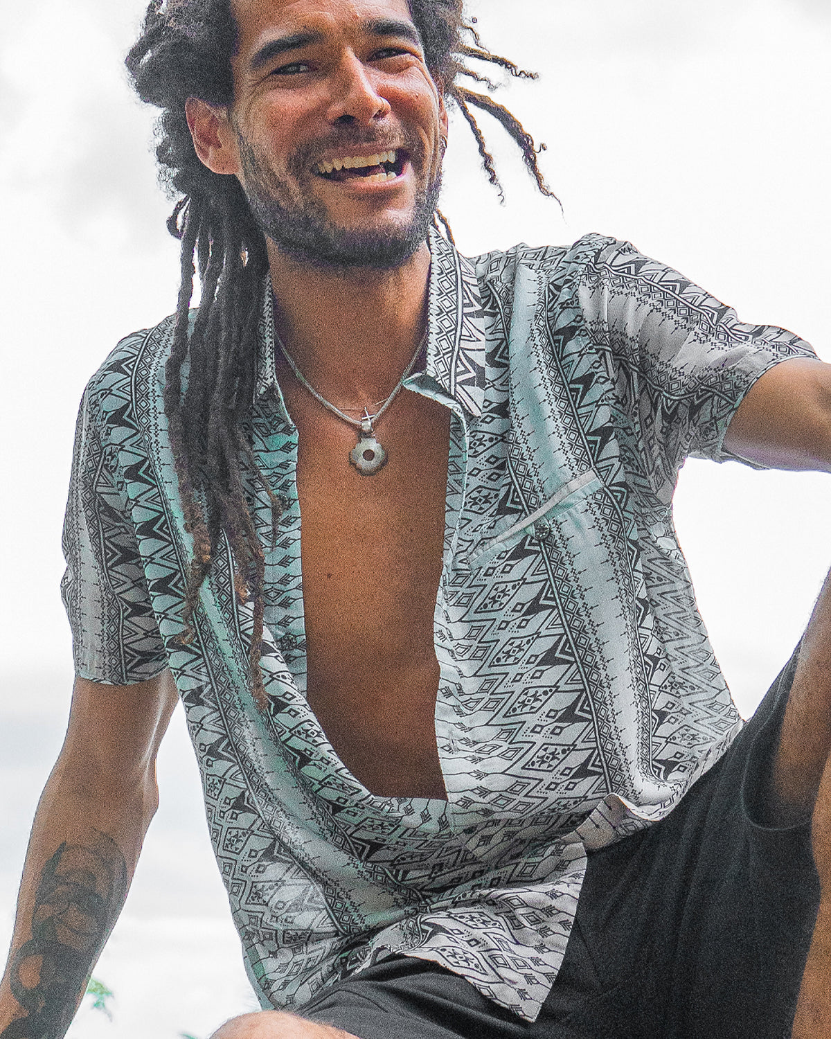 Shirt Men Half Sleeves / Bamboo– BOHONI