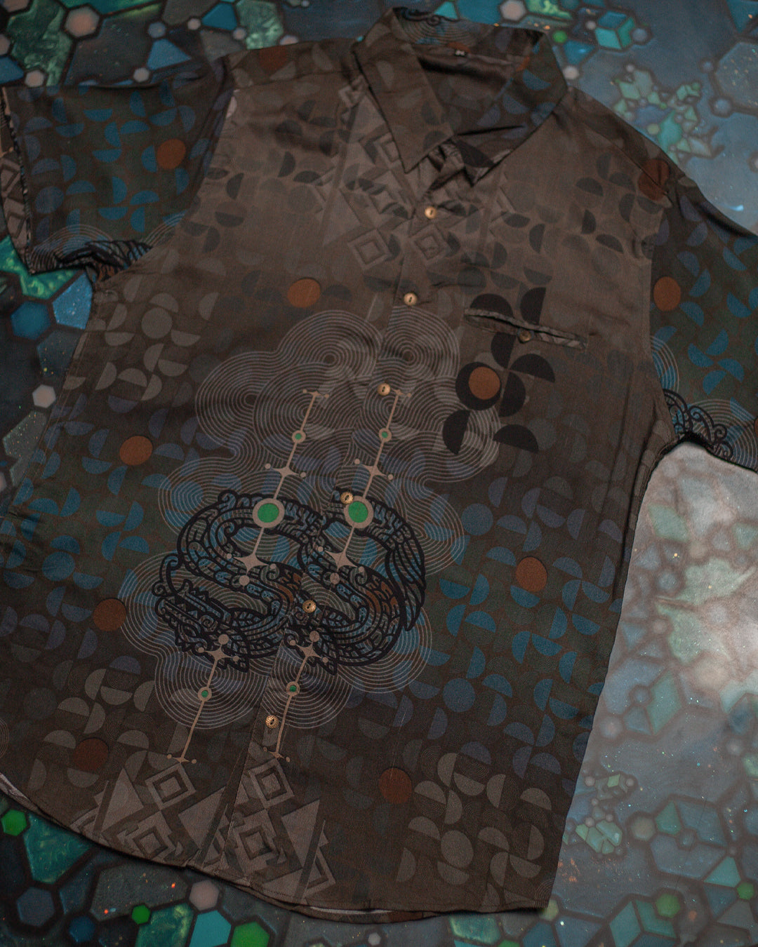 Shirt Men Half Sleeves / Bamboo - BOHOTEAL