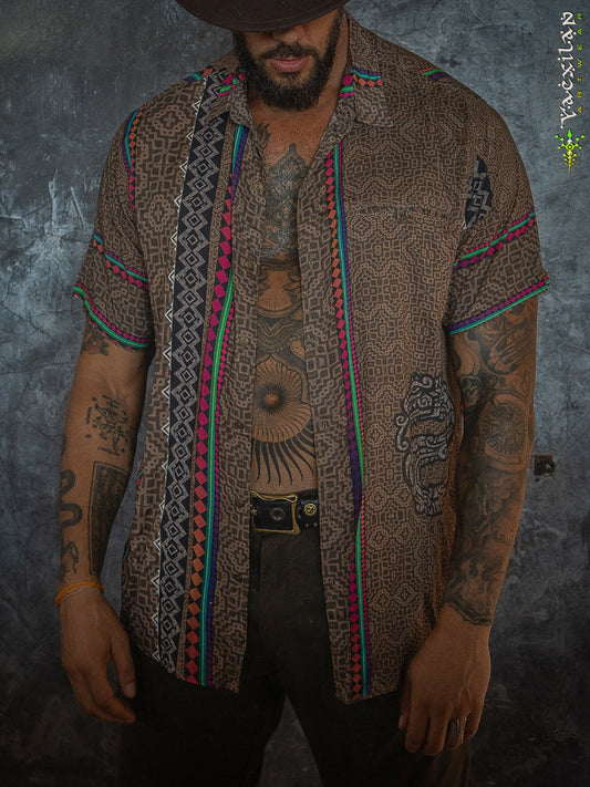 Shirt Men Half Sleeves / Bamboo - DRAGONS OF ITAK