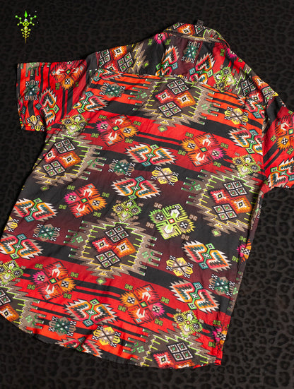 Shirt Men Half Sleeves / Bamboo - FIRE BIRDS