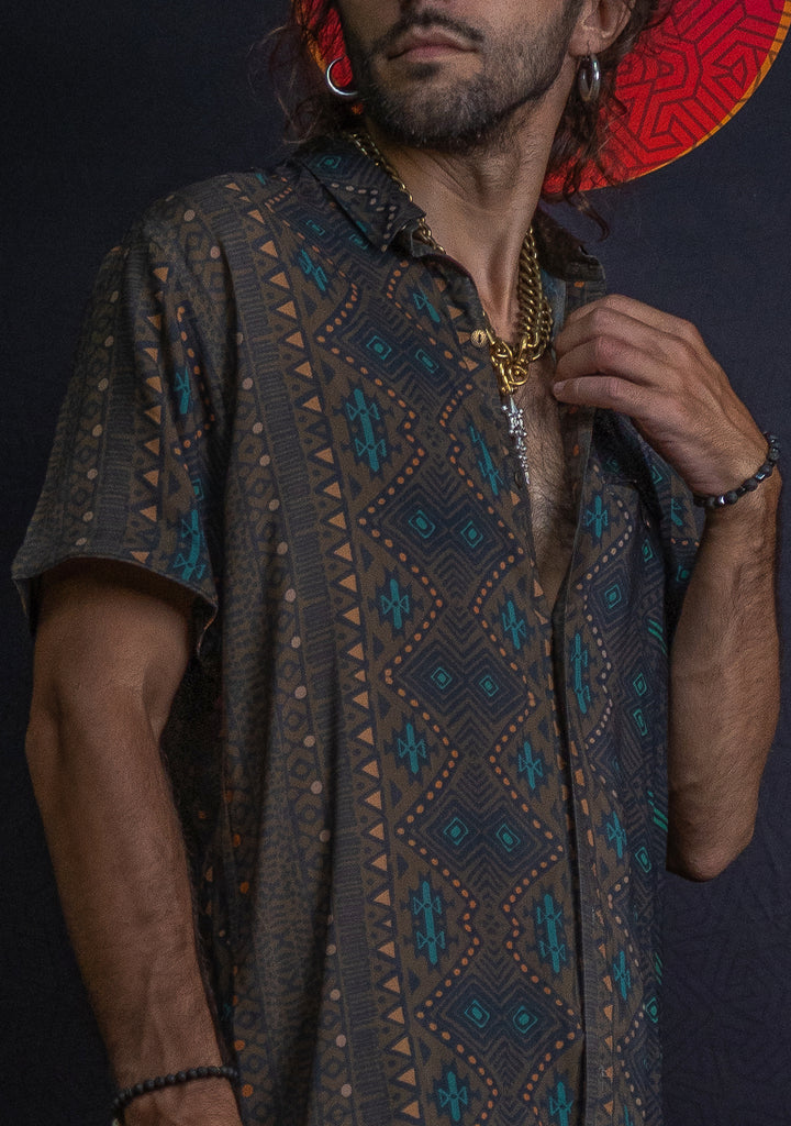 Shirt Men Half Sleeves / Bamboo– MUDGRASS