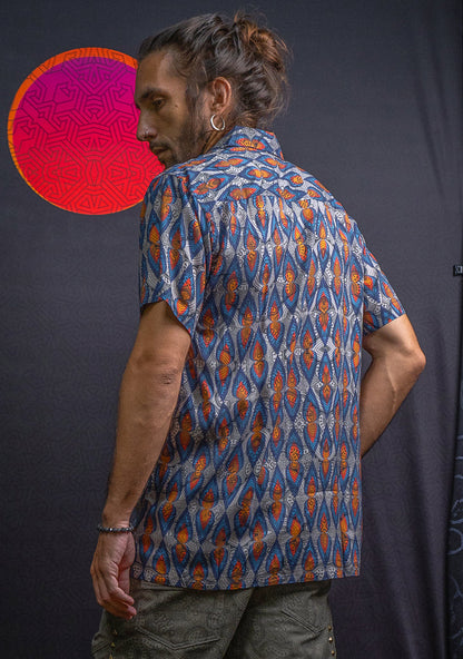 Shirt Men Half Sleeves / Bamboo– AFROFLAMES