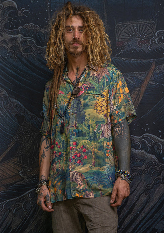 Shirt Men Half Sleeves / Bamboo– BAAGH