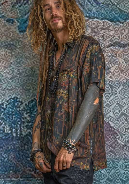 Shirt Men Half Sleeves / Bamboo – BANYAN SPIRITS