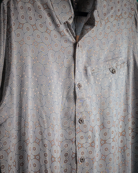 Shirt Men Half Sleeves / Bamboo– SWIRLS