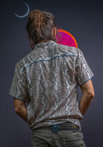Shirt Men Half Sleeves / Bamboo– WHITE KINGKOBRA