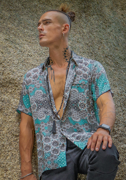 Shirt Men Half Sleeves / Bamboo– NINTENDO SKY