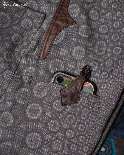 Skate Short Men / Grey Stripes TR Diamond - NEBULA