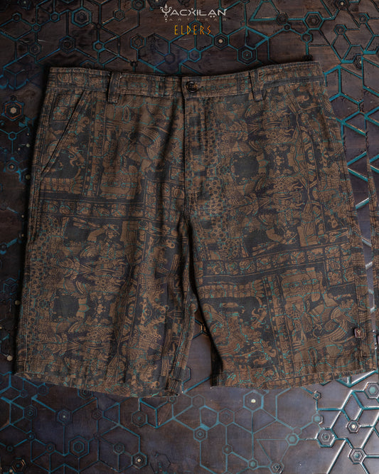 SKATE SHORT MEN / COMBED COTTON HERRINGBONE – ELDERS