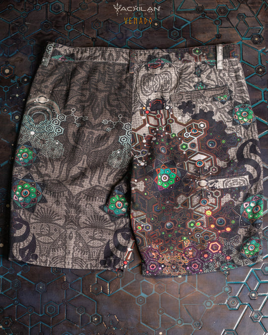 SKATE SHORT MEN / COMBED COTTON HERRINGBONE – VENADO